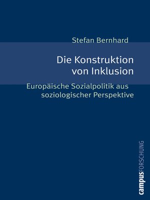 cover image of Die Konstruktion von Inklusion